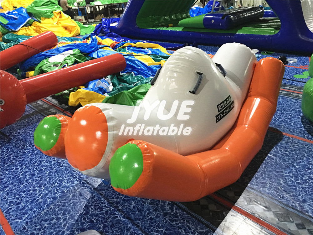 Water Play Equipment Air Seesaw Inflatable Water Teeterboard Totter With Air Pump