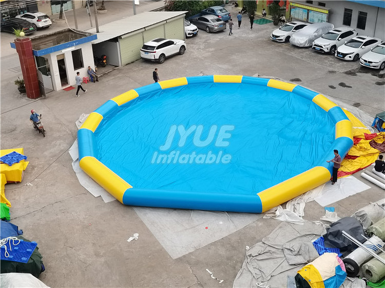 Custom Commercial Swimming Pool For Kids Inflatable Ball Pool With Walking Water Ball