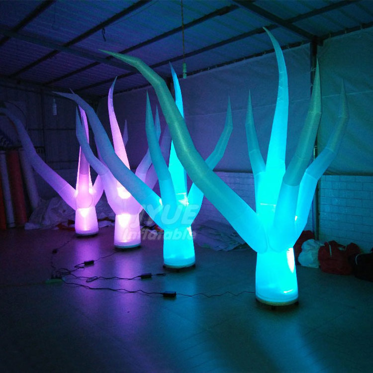 Outdoor Inflatable Light Up Tree Led Tentacle,High Quality Custom Lighting Inflatable Light Up Tree