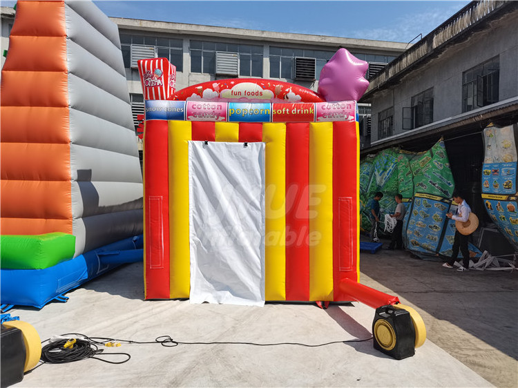 Outdoor Portable Inflatable Concession Stand Inflatable Fun Booth Pub Tent For Advertising