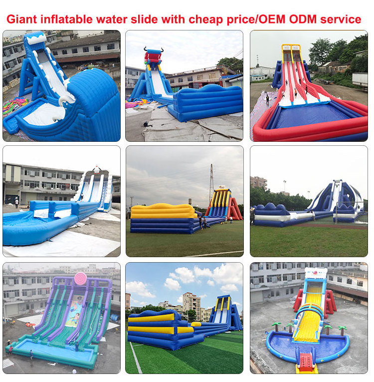 Commercial Inflatable Palm Tree Water Slide Toboganes Inflables Acuaticos Big Water Slides For Sale venta de juegos inflables