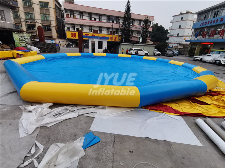 Custom Commercial Swimming Pool For Kids Inflatable Ball Pool With Walking Water Ball