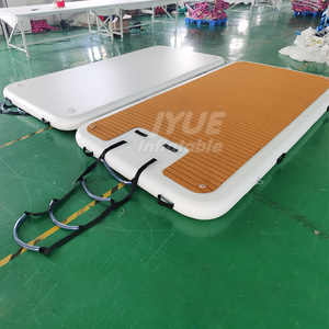 Hot Selling Lake Inflatable Dock Platform Pool Floats Floating Mat For Adults