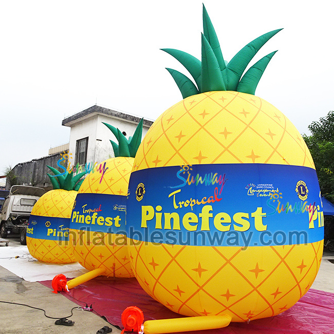 inflatable pineapple for advertising Giant fruit and vegetable party decoration inflatable fruits custom outdoor mobile