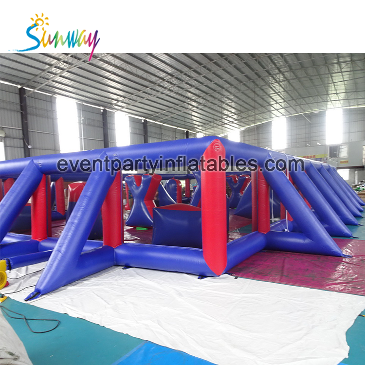 Outdoor inflatable paintball arena, inflatable paintball field, inflatable playground