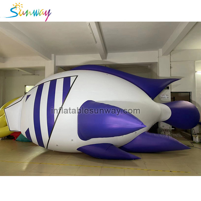 Remote Control Inflatable Helium Blimp Helium Balloon Zeppelin Airship Advertising Blimp