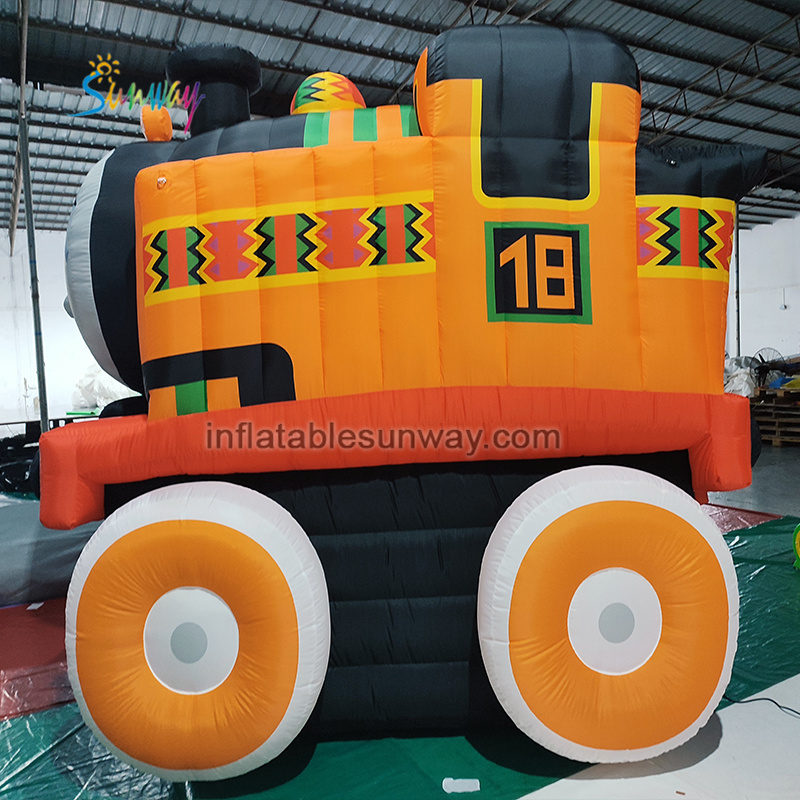 Outdoor Promotion Customized giant inflatable train For Advertising