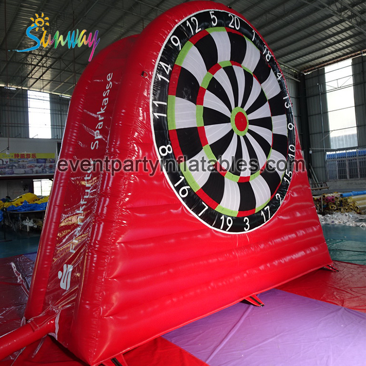 New Design inflatable soccer target board, inflatable football target darts board game for sale