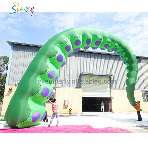 New design outdoor tentacle giant roof decorative inflatable octopus tentacles for advertising