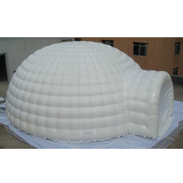 White air beam inflatable igloo dome tent wholesale nightclub inflatable advertising tent sealed marquee igloo for outdoor event