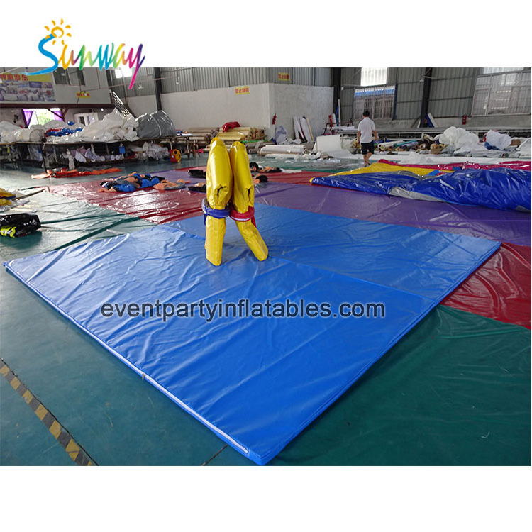 Foam padded PVC sumo wrestling suits for sport game