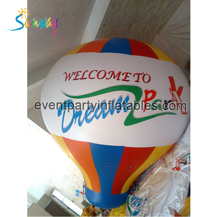 Inflatable cold air balloon for advertising, big inflatable ground balloon, advertising inflatable