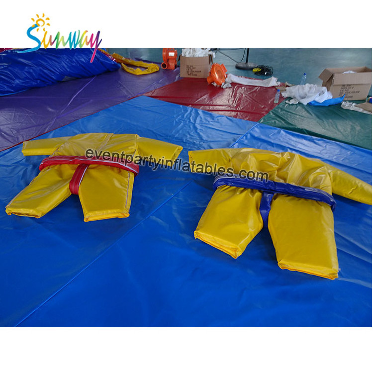 Foam padded PVC sumo wrestling suits for sport game