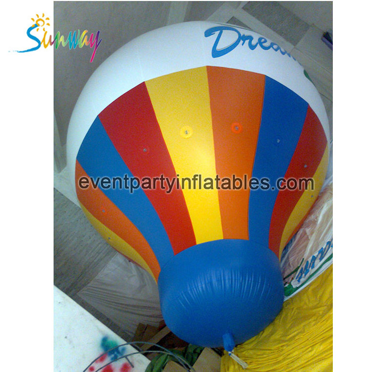 Inflatable cold air balloon for advertising, big inflatable ground balloon, advertising inflatable