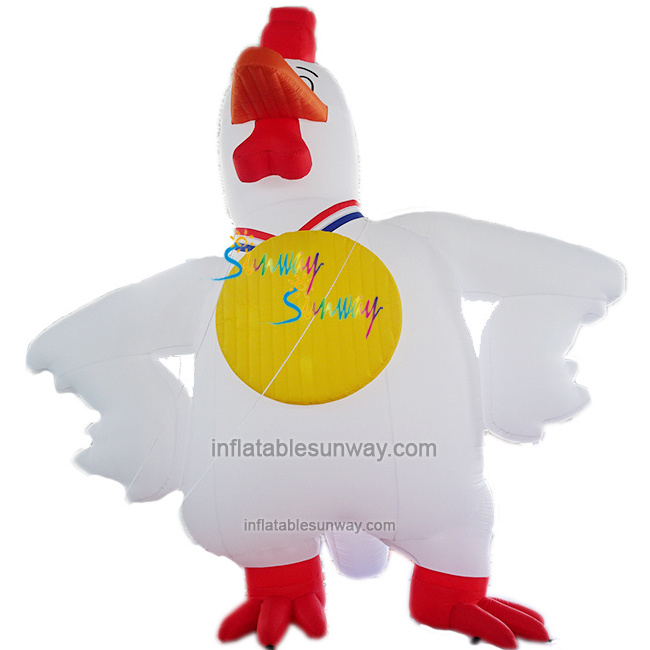 Event decoration inflatable chicken, giant inflatable chicken model, inflatable hen animals cartoon Outdoor Large chicken