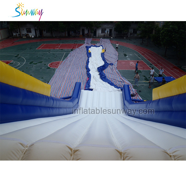 Backyard inflatable waterslide outdoor swimming pool water slide amusement equipment inflatable slide pool water park for kids