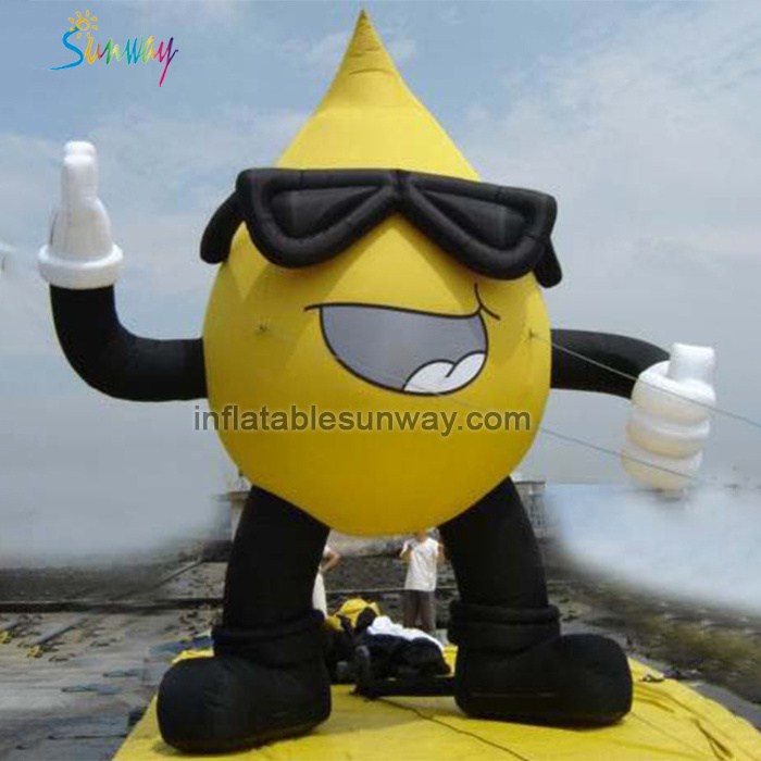 Huge advertising inflatable dummy Customized Inflatable Human Cowboy Model for event