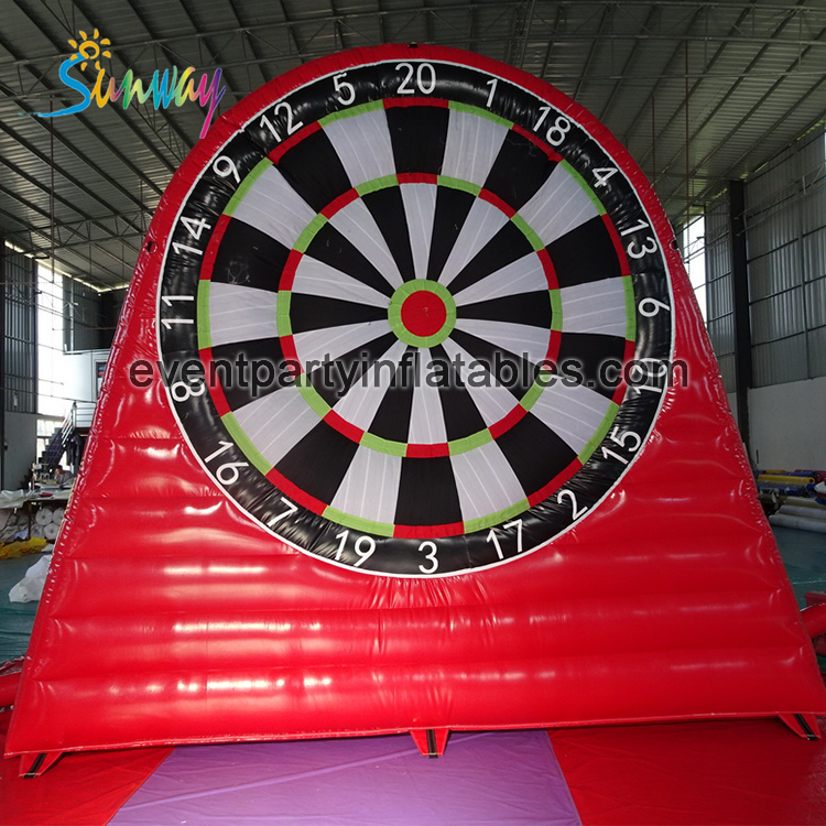 New Design inflatable soccer target board, inflatable football target darts board game for sale