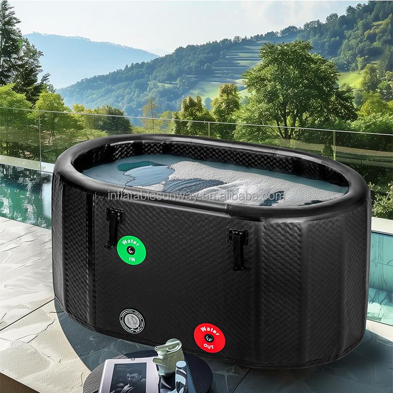 Cold Plunge Tub, XL Size Ice Bath Tub, Portable Water Chiller Compatible Indoor and Outdoor Ice Tub for Recovery