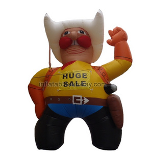 Huge advertising inflatable dummy Customized Inflatable Human Cowboy Model for event