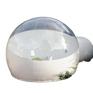 Outdoor Inflatable Transparent Clear Camping Bubble Tent Igloo House Glamping Hotel Dome Tent for sale