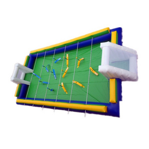 hot sale outdoor sports equipment new mini inflatable soccer field inflatable football field/court/pitch with floor mat