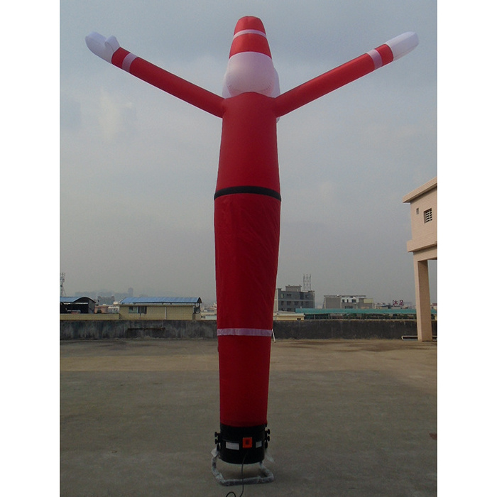 customized inflatable christmas air dancer santa sky dancer balloon