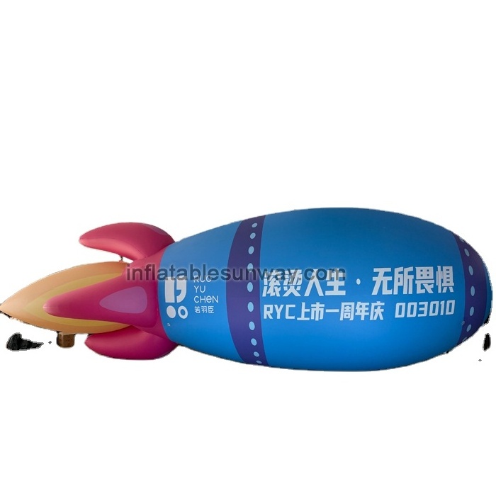 Remote Control Inflatable Helium Blimp Helium Balloon Zeppelin Airship Advertising Blimp