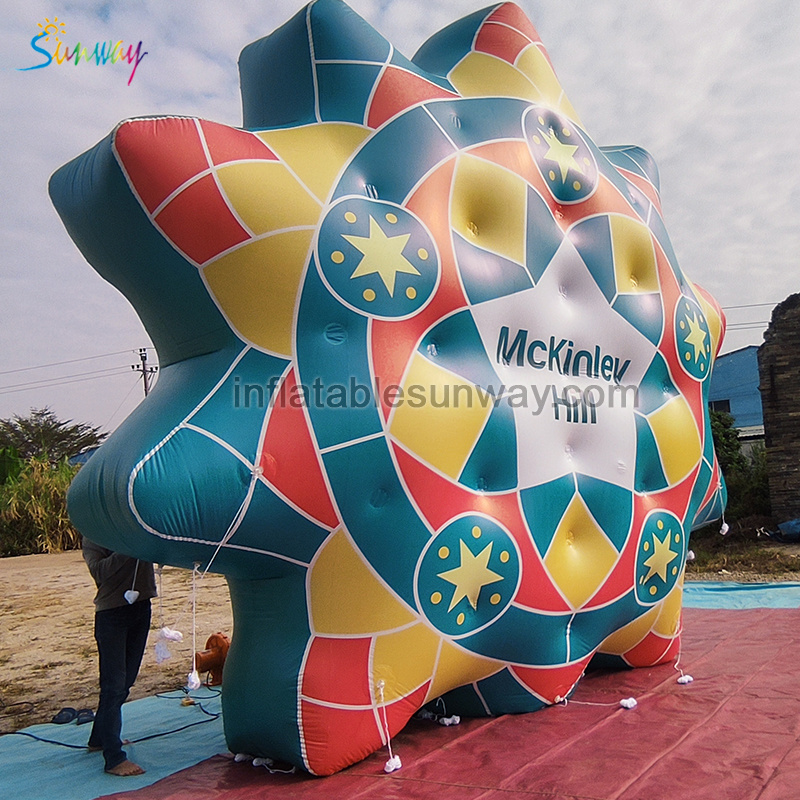 Giant Helium Star Parade Balloon County Fair Inflatables Inflatable Helium Parade Balloons