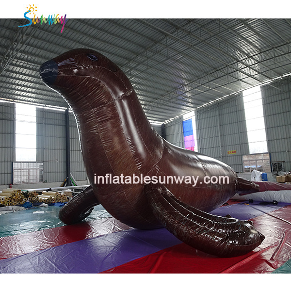 Outdoor activity party advertising vividly inflatable sea lion model balloon water float inflatable display sea dog lions