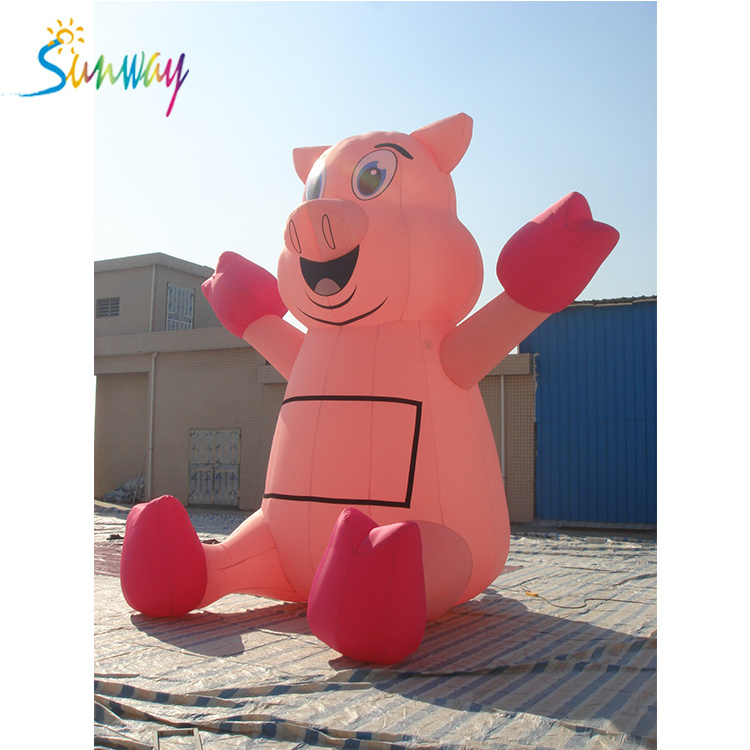 New Style Giant Inflatable Pig , Inflatable Pig Model For Advertising