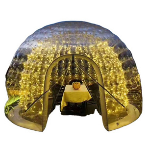 Wholesale PVC transparent kids party restaurant pop up waterproof igloo event bubble dome house  tent