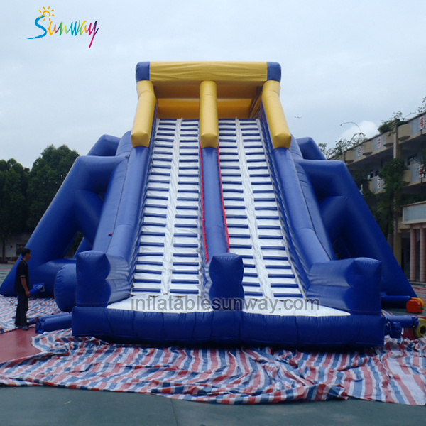 Backyard inflatable waterslide outdoor swimming pool water slide amusement equipment inflatable slide pool water park for kids