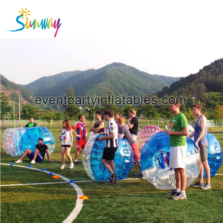 TPU or PVC Inflatable Human Zorb Balls Track, Inflatable Bubble Ball, Inflatable Walking Ball for Promotion