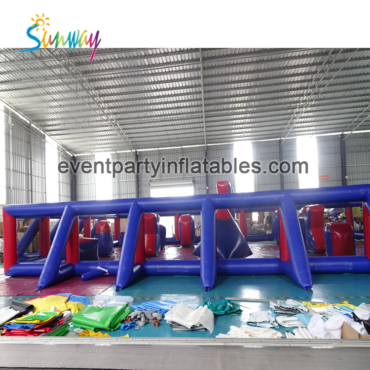 Outdoor inflatable paintball arena, inflatable paintball field, inflatable playground