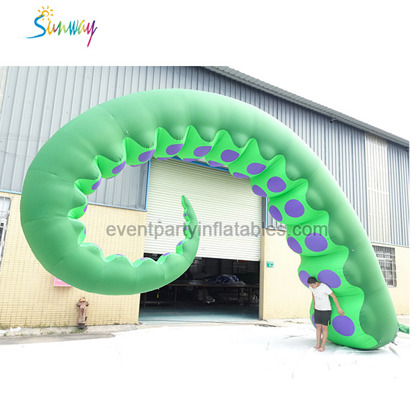 New design outdoor tentacle giant roof decorative inflatable octopus tentacles for advertising