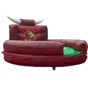 Custom Kids Rodeo Bull Adults Bull Riding Machine Inflatable Wipeout Game Obstacle Mechanical Bull Ride For Sale