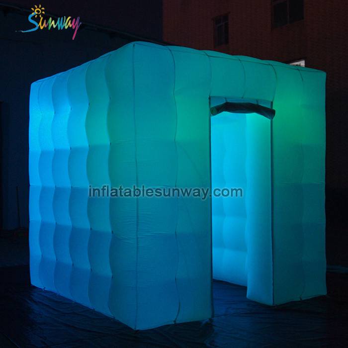 Large portable outdoor Inflatable bar LED inflatable disco tent inflatable nightclub for events