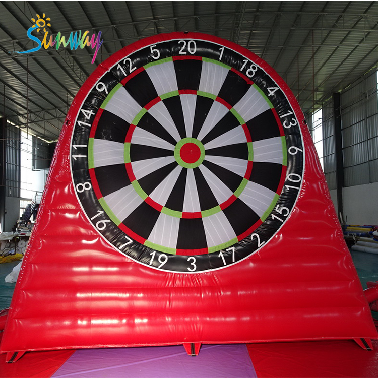 New Design inflatable soccer target board, inflatable football target darts board game for sale