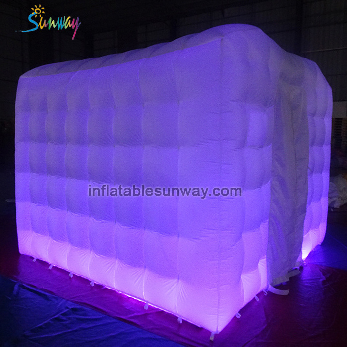 Large portable outdoor Inflatable bar LED inflatable disco tent inflatable nightclub for events