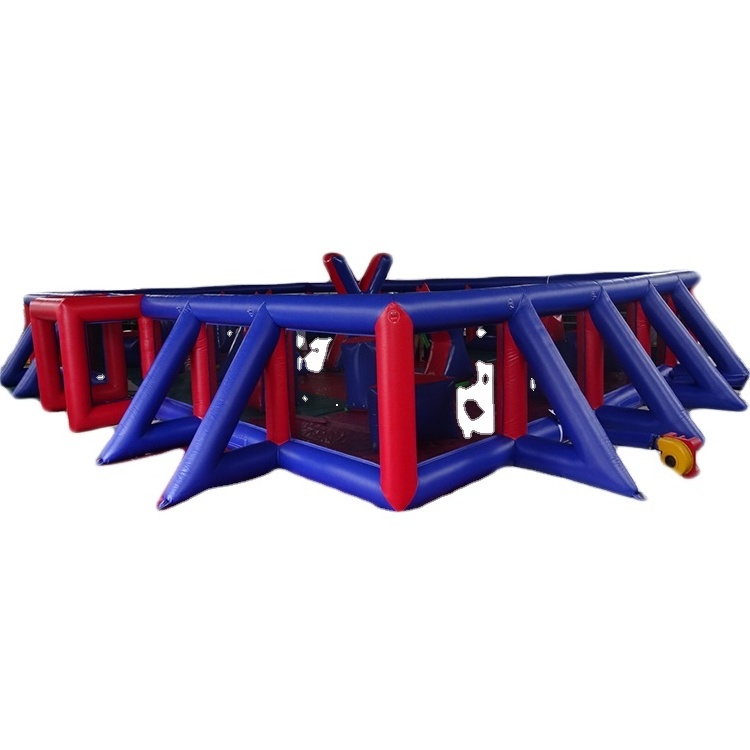 Outdoor inflatable paintball arena, inflatable paintball field, inflatable playground