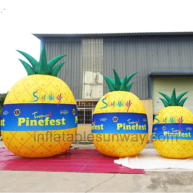 inflatable pineapple for advertising Giant fruit and vegetable party decoration inflatable fruits custom outdoor mobile