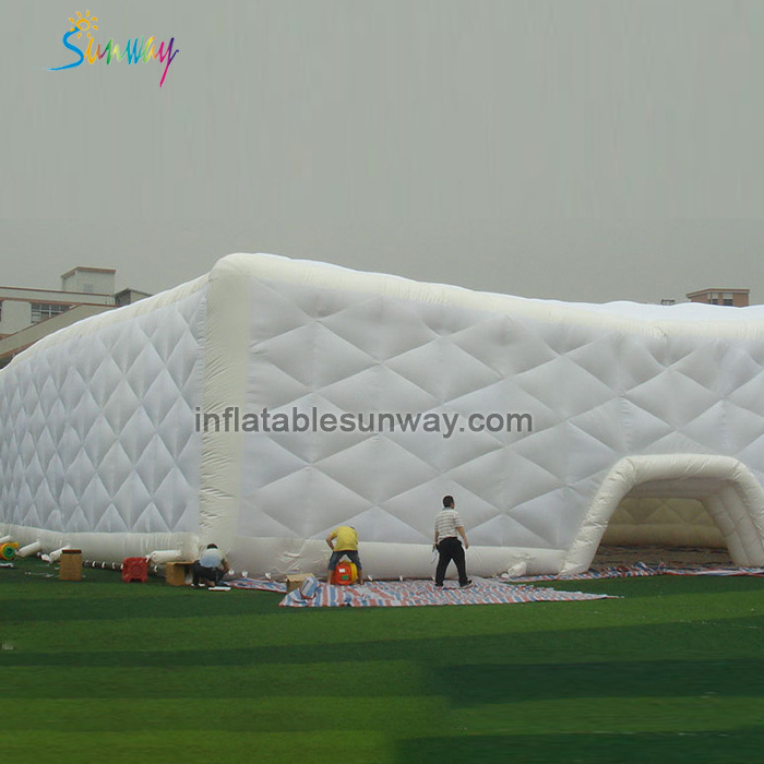 Large portable outdoor Inflatable bar LED inflatable disco tent inflatable nightclub for events