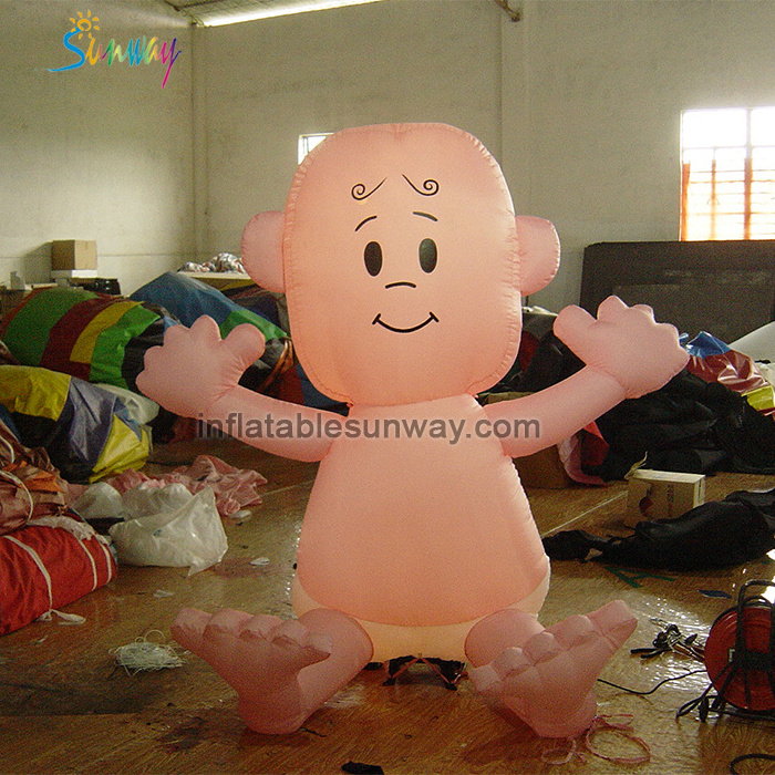 Huge advertising inflatable dummy Customized Inflatable Human Cowboy Model for event