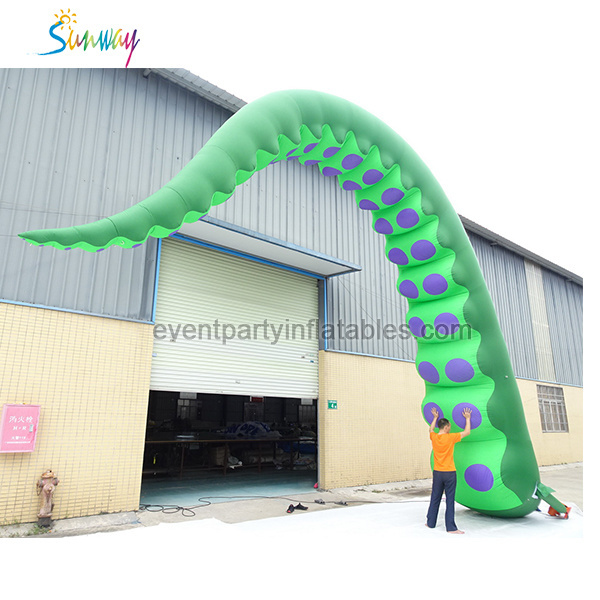 New design outdoor tentacle giant roof decorative inflatable octopus tentacles for advertising