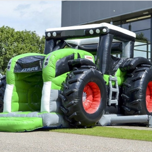 Wholesale Price Inflatable Truck Bouncy Castle Tractor Bounce Houses For Sale