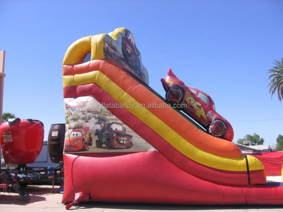 Race Car Bounce House Inflatable Jumpers Commercial Bouncer with Slide Inflatable Games for Children