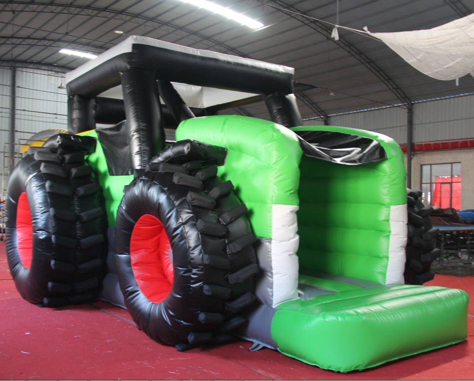 Wholesale Price Inflatable Truck Bouncy Castle Tractor Bounce Houses For Sale