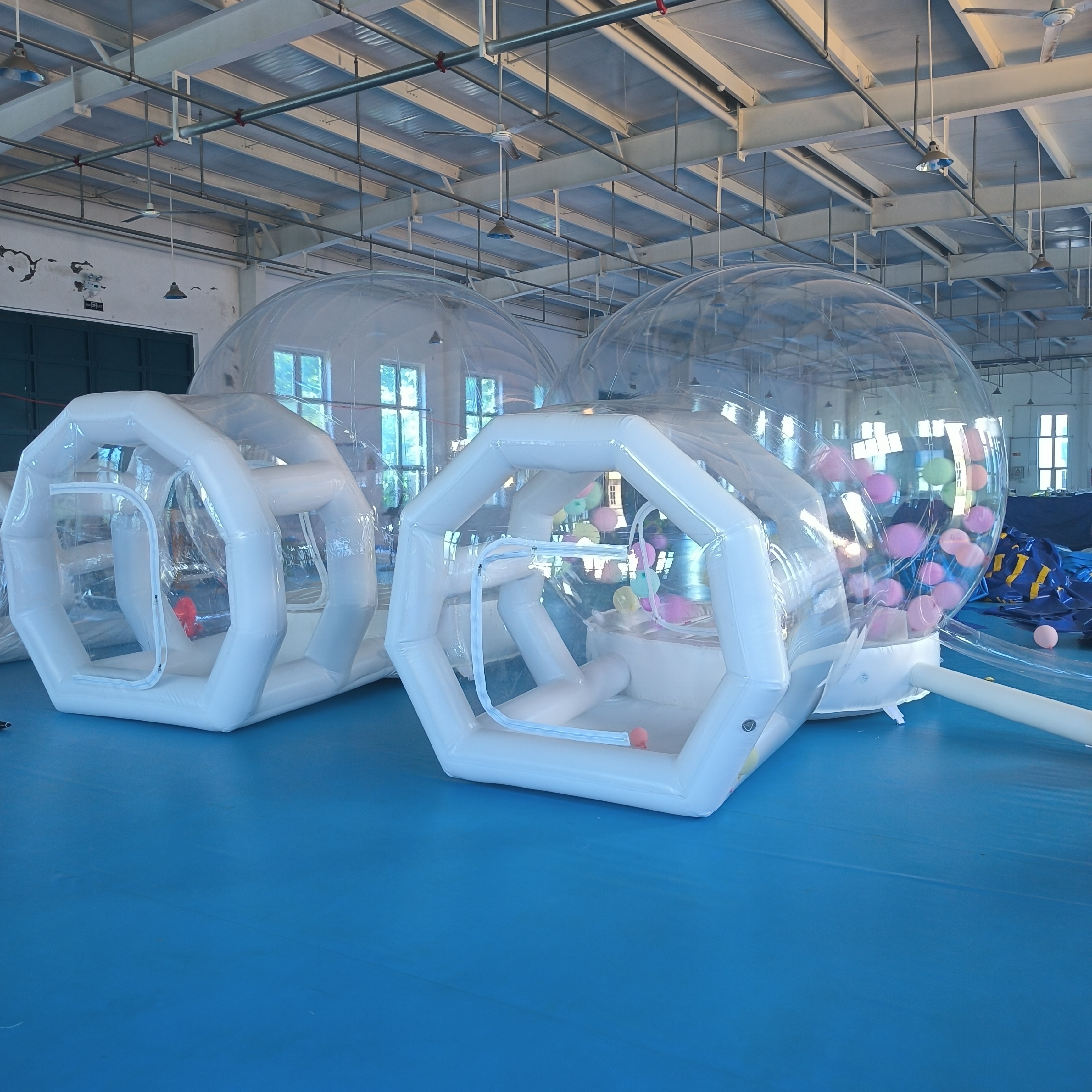 New Design PVC Transparent Bubble House Inflatable Bubble Tent With Mat And Tunnel For Party Rental