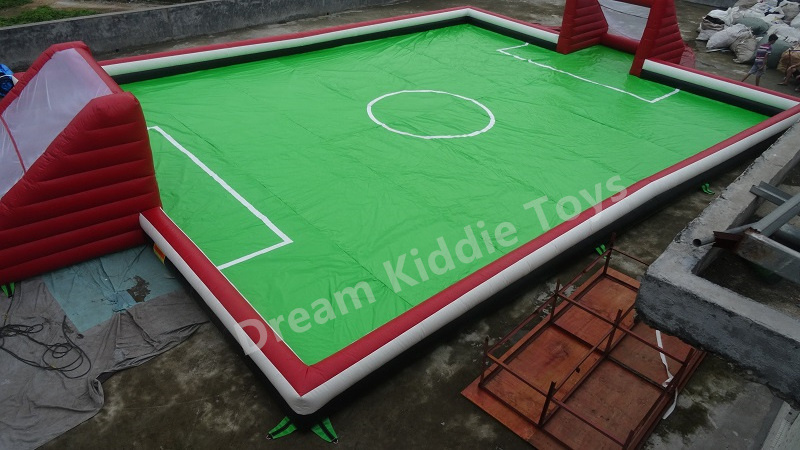 Inflatable football pitch football field Inflatable Soccer Goals Inflatable Football Target Bounce Carnival Games